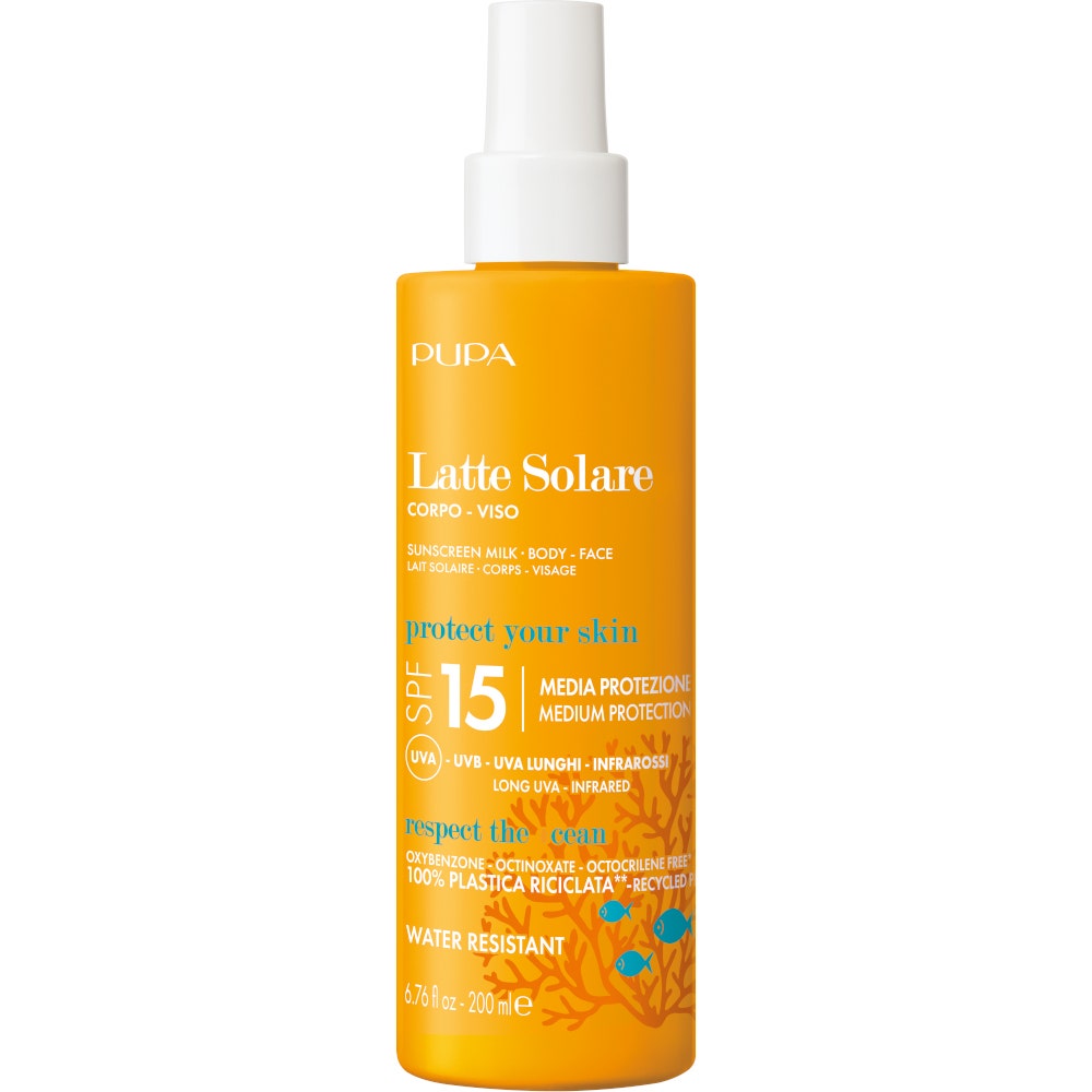 Pupa Latte Solare Corpo E Viso SPF15 200ml-1