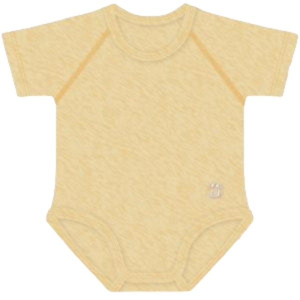 J Bimbi Body 0-36M Caldo Cotone Melange Giallo-1