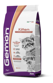 Gemon Kitten Salmone e Riso Cibo Secco Per Gattini Sacco 2 Kg-3