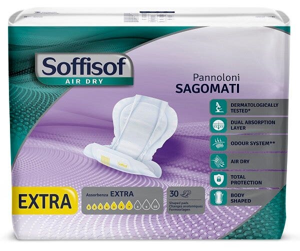Soffisof Air Dry Extra Pannolone Sagomato 30 Pezzi-1