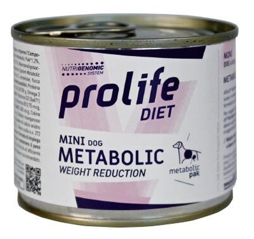 Prolife Diet Dog Metabolic Cibo Umido Per Cani Taglia Piccola Lattina 200g-1