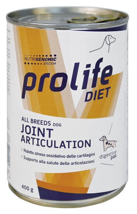 Prolife Dog Diet Wet Joint Articulation Cibo Umido Per Cani Tutte Le Taglie Lattina 400g-2