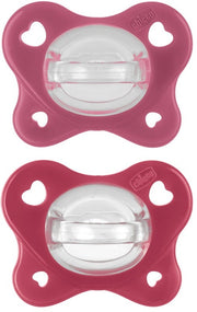Chicco Dual Soft Succhietto Rosa 16-36 Mesi 2 Pezzi-1