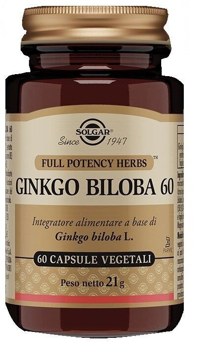 Solgar Ginkgo Biloba 60 60 Capsule Vegetali-2