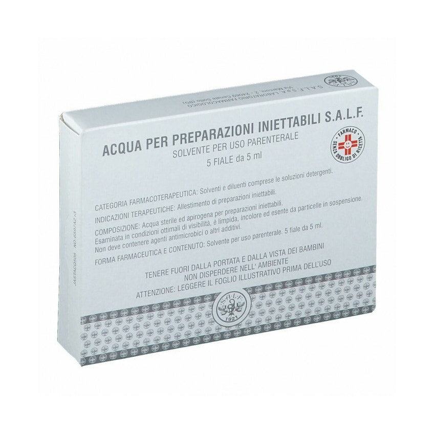 Acqua Per Preparazioni Iniettabili SALF 5 Fiale-3