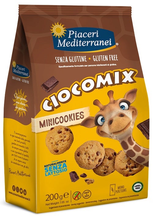Piaceri Mediterranei Ciocomix Mini Cookies 4 Monoporzioni da 50 g-1