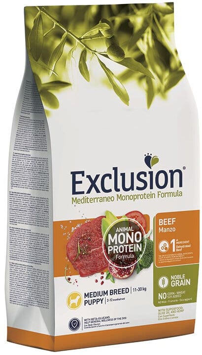 EXCLUSION M PUP BEEF M 3KG-2