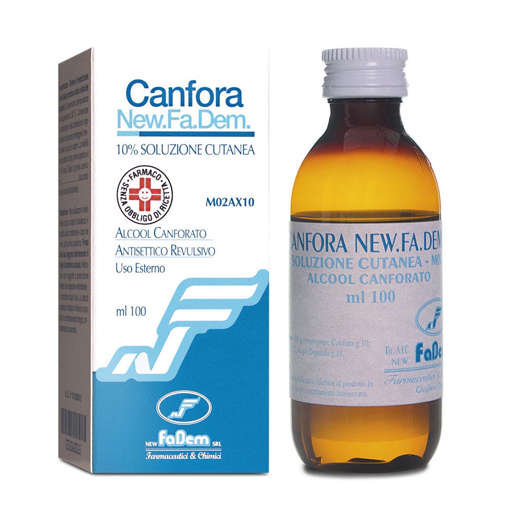 Canfora New.Fa.Dem 10% Soluzione Cutanea 100ml-4