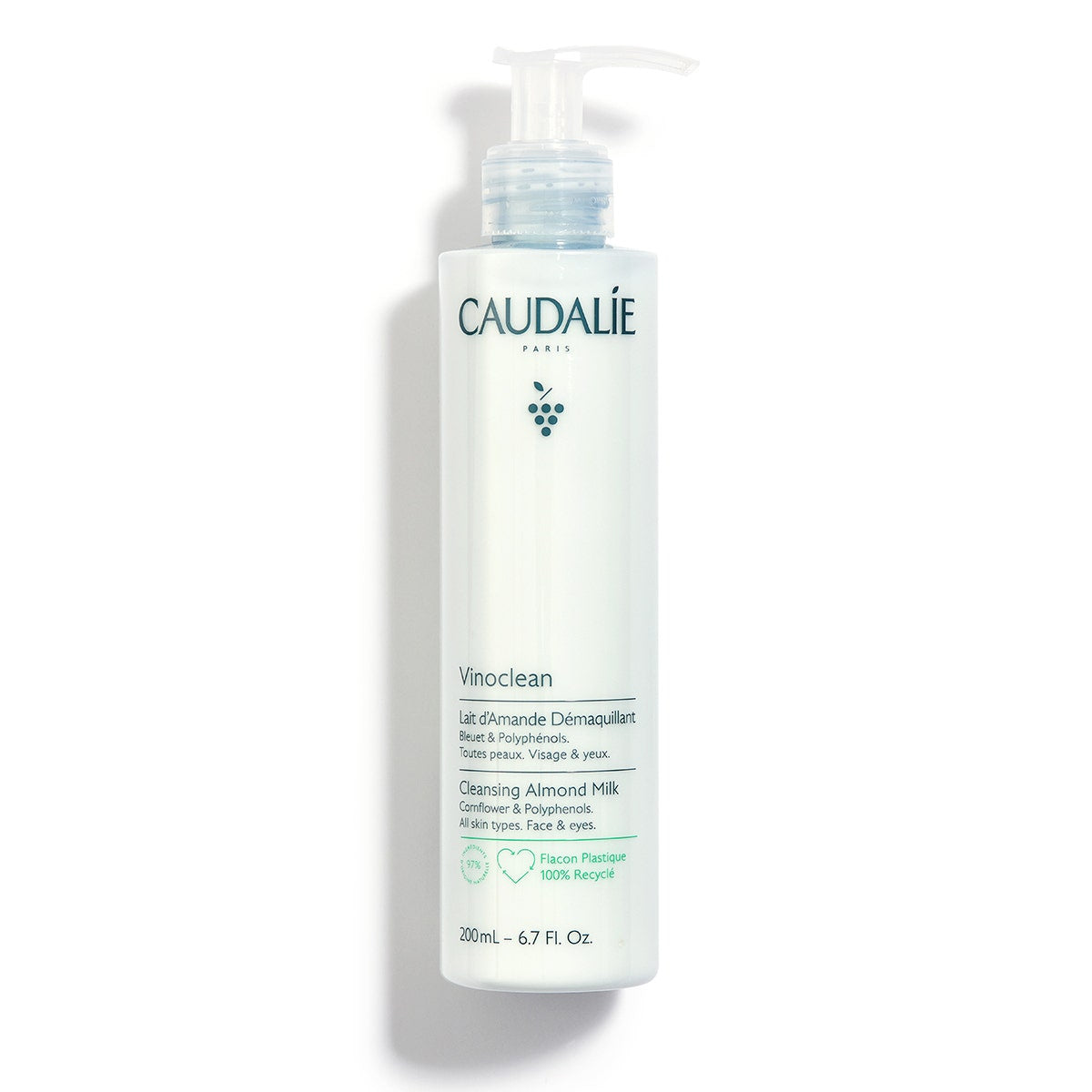 Caudalie Vinoclean Latte Di Mandorla Struccante 200ml  - 2