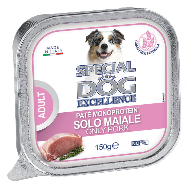 Special Dog 100% Maiale Pate' Monoproteico Vaschetta 150 g