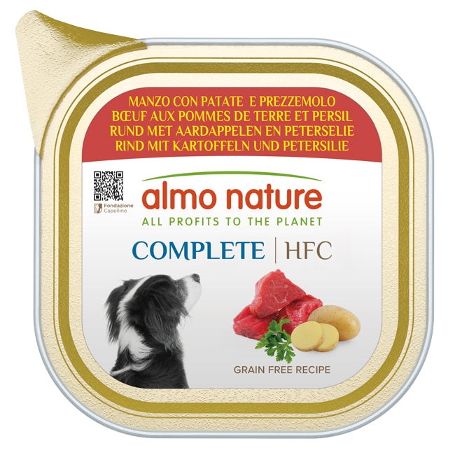 Hfc Dog Complete Manzo Patate Prezzemolo 150 g