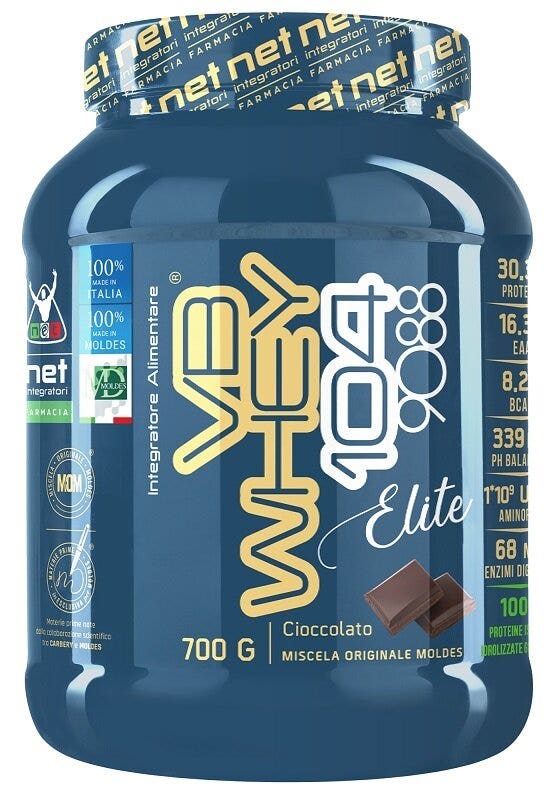 Net Integratori VB Whey Elite 104 9088 Gusto Cioccolato 700g-1