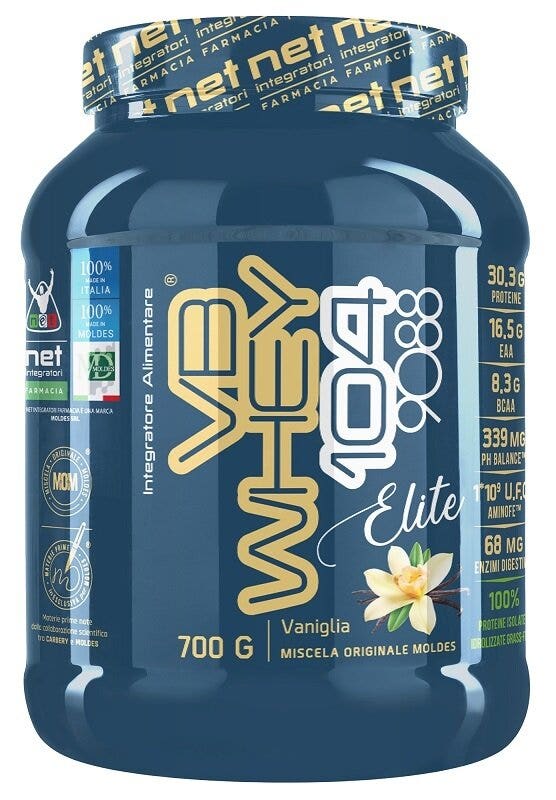 Net Integratori VB Whey Elite 104 9088 Gusto Vaniglia 700g-1