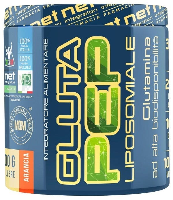 Net Integratori Gluta Pep Liposomiale Gusto Arancia 200g-1