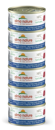 Almo Mega Pack Hfc Tonno Vongole 6 Pezzi da 70 g