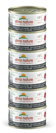 Almo Mega Pack Hfc Tonno Calamari 6 Pezzi da 70 g