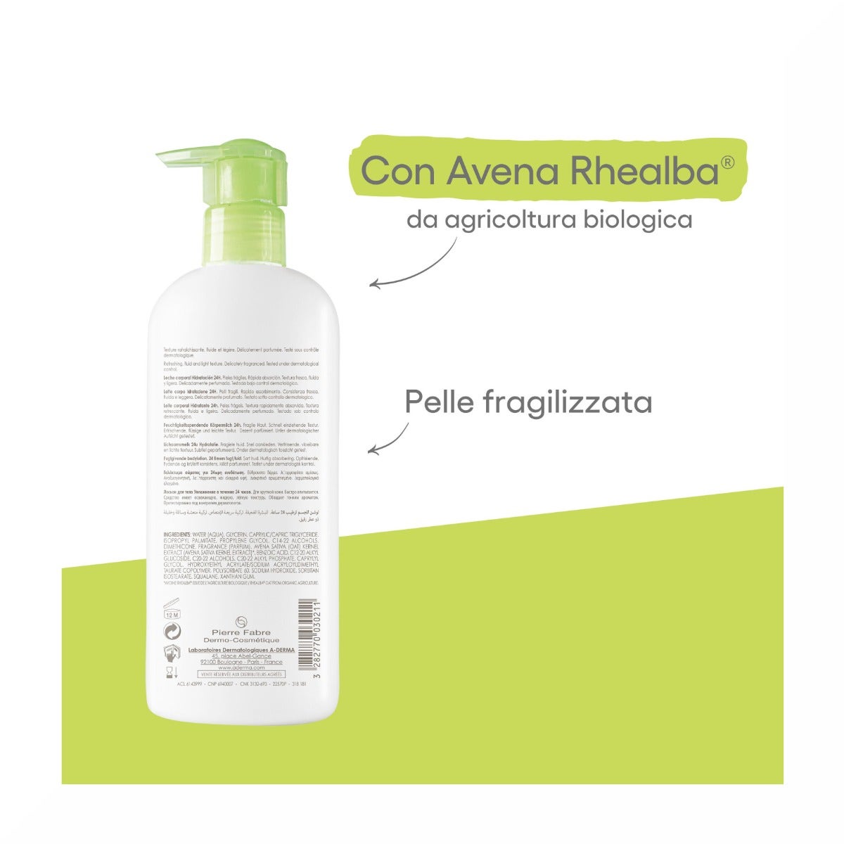 A-Derma Les Indispensables Latte Corpo Idratante 400ml-3