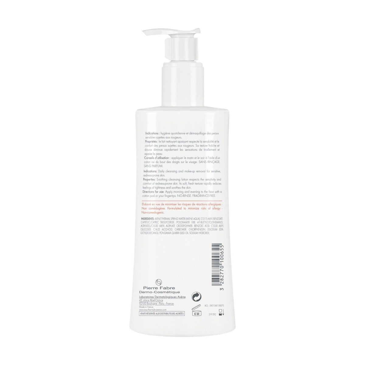 Avene Antirougeurs Latte Dermo Detergente 400ml-2