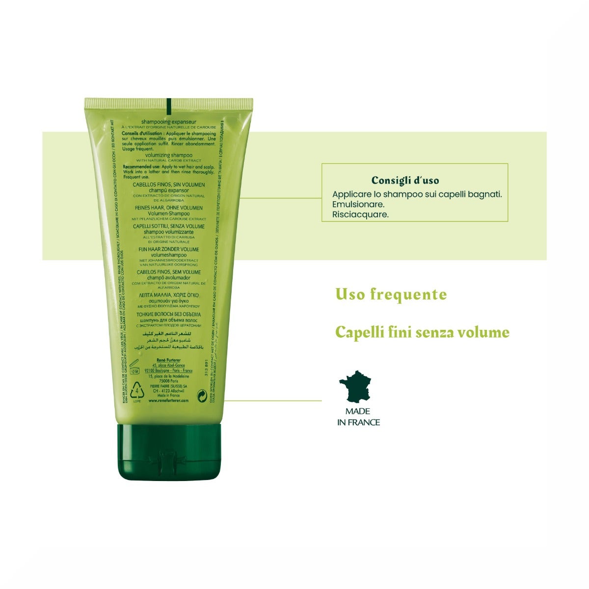 Rene Furterer Volumea Shampoo Volumizzante Capelli Sottili Senza Volume 200ml-6