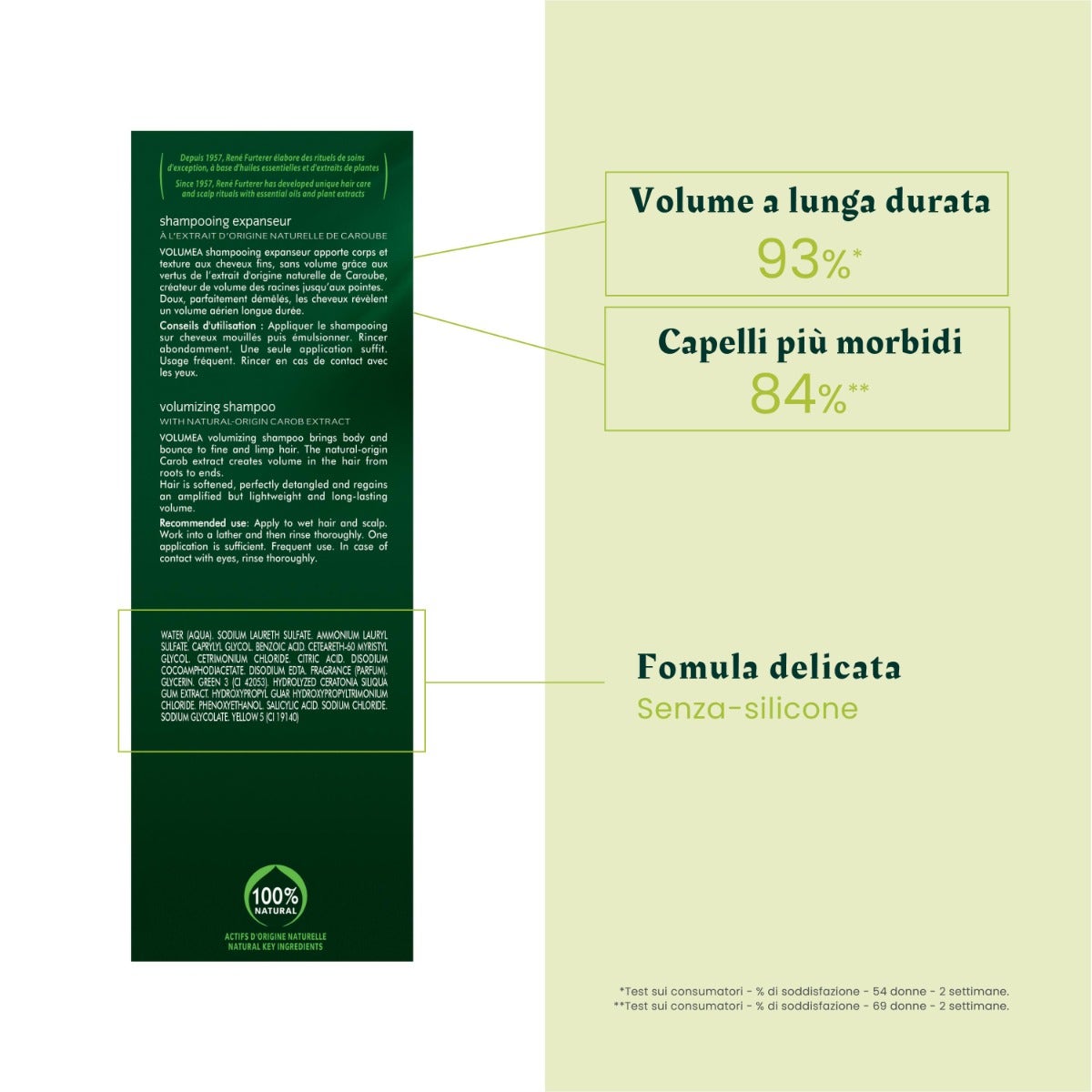Rene Furterer Volumea Shampoo Volumizzante Capelli Sottili Senza Volume 200ml-7
