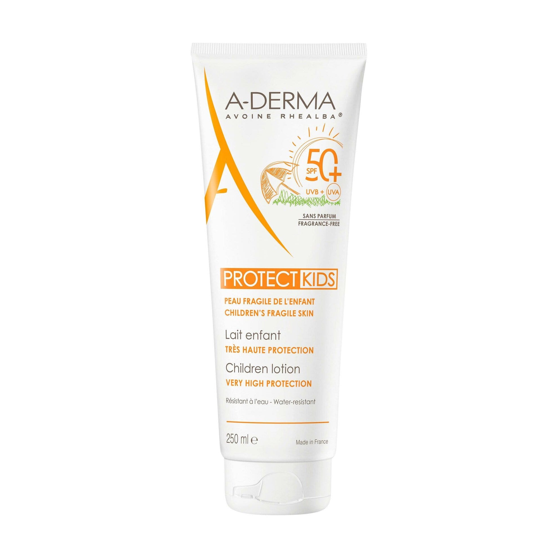 A-Derma Protect Latte Kids Bambino SPF50+ 250ml-5