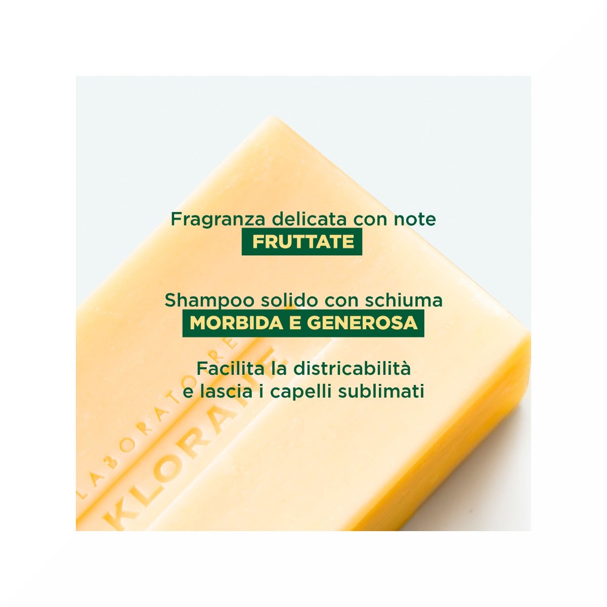 Klorane Shampoo Solido Mango Capelli Secchi 80g-14