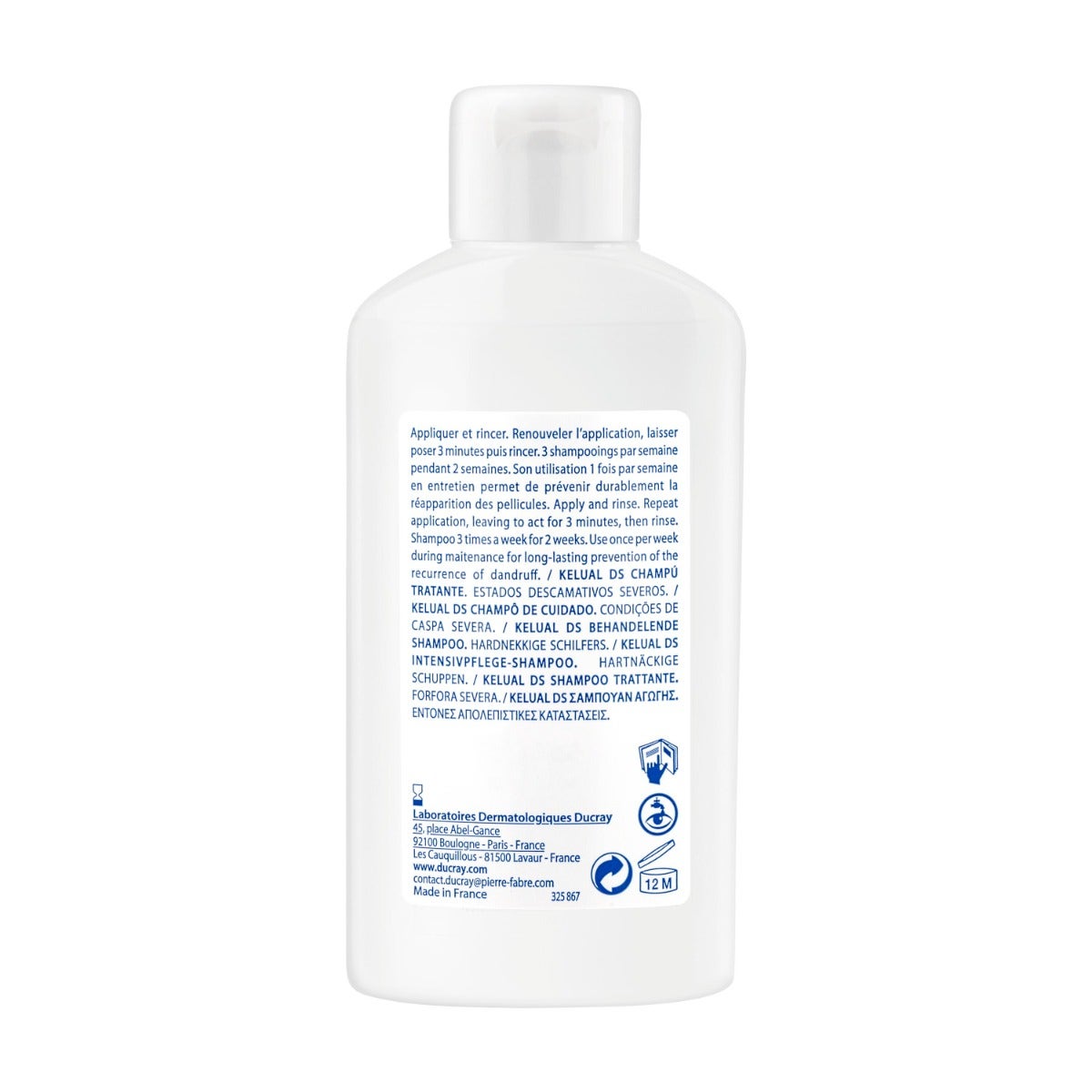 Ducray Kelual DS Shampoo Trattante Forfora Severa 100ml-1