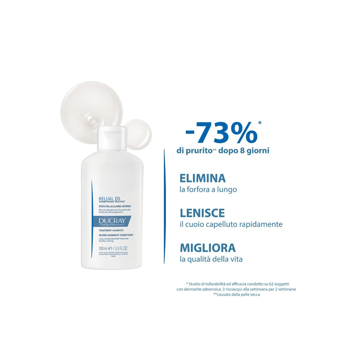 Ducray Kelual DS Shampoo Trattante Forfora Severa 100ml-4