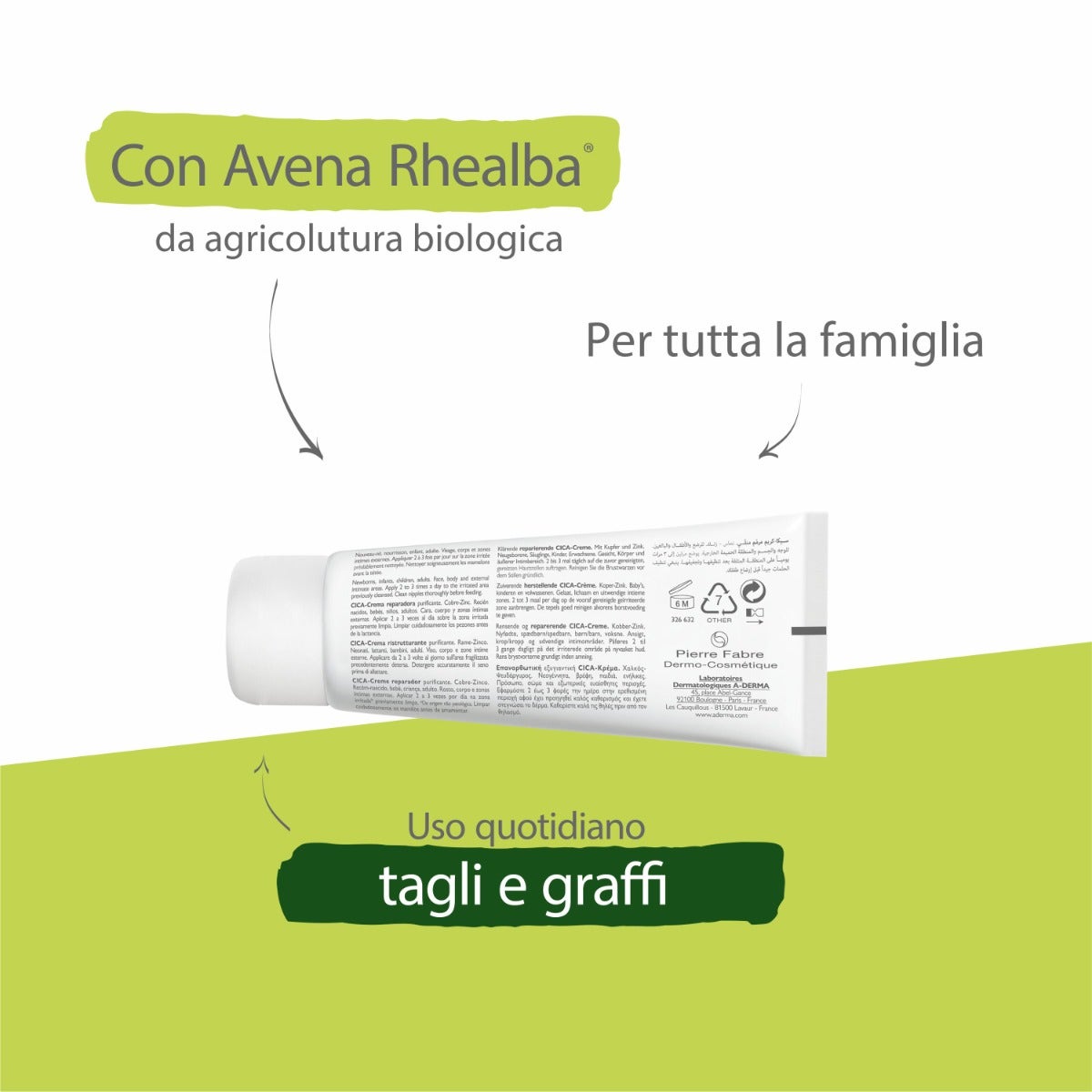 Aderma Dermalibour+ Cica-Crema Ristrutturante Purificante Pelli Irritabili 100ml-9