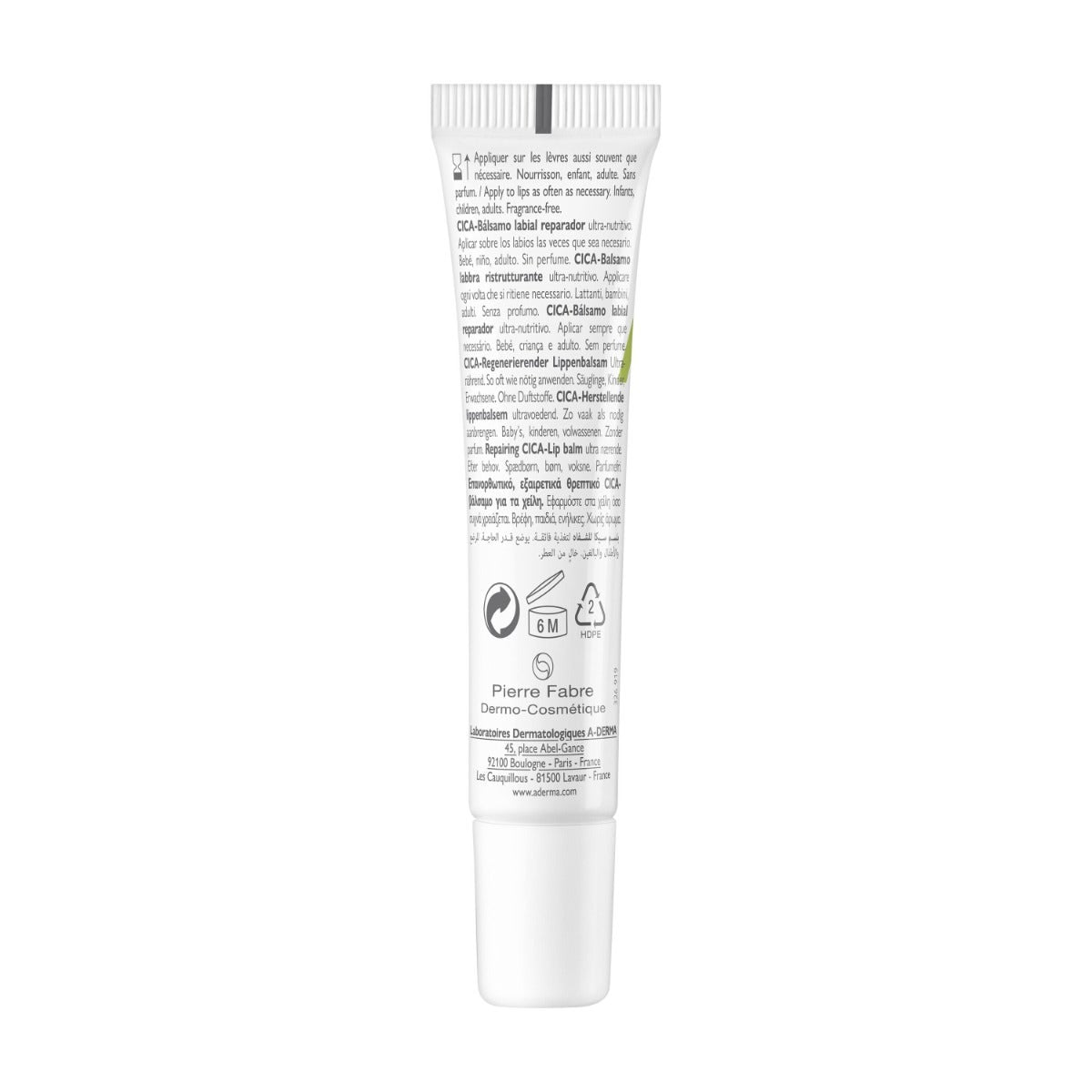 A-Derma Dermalibour+Cica Balsamo Labbra 15ml-4