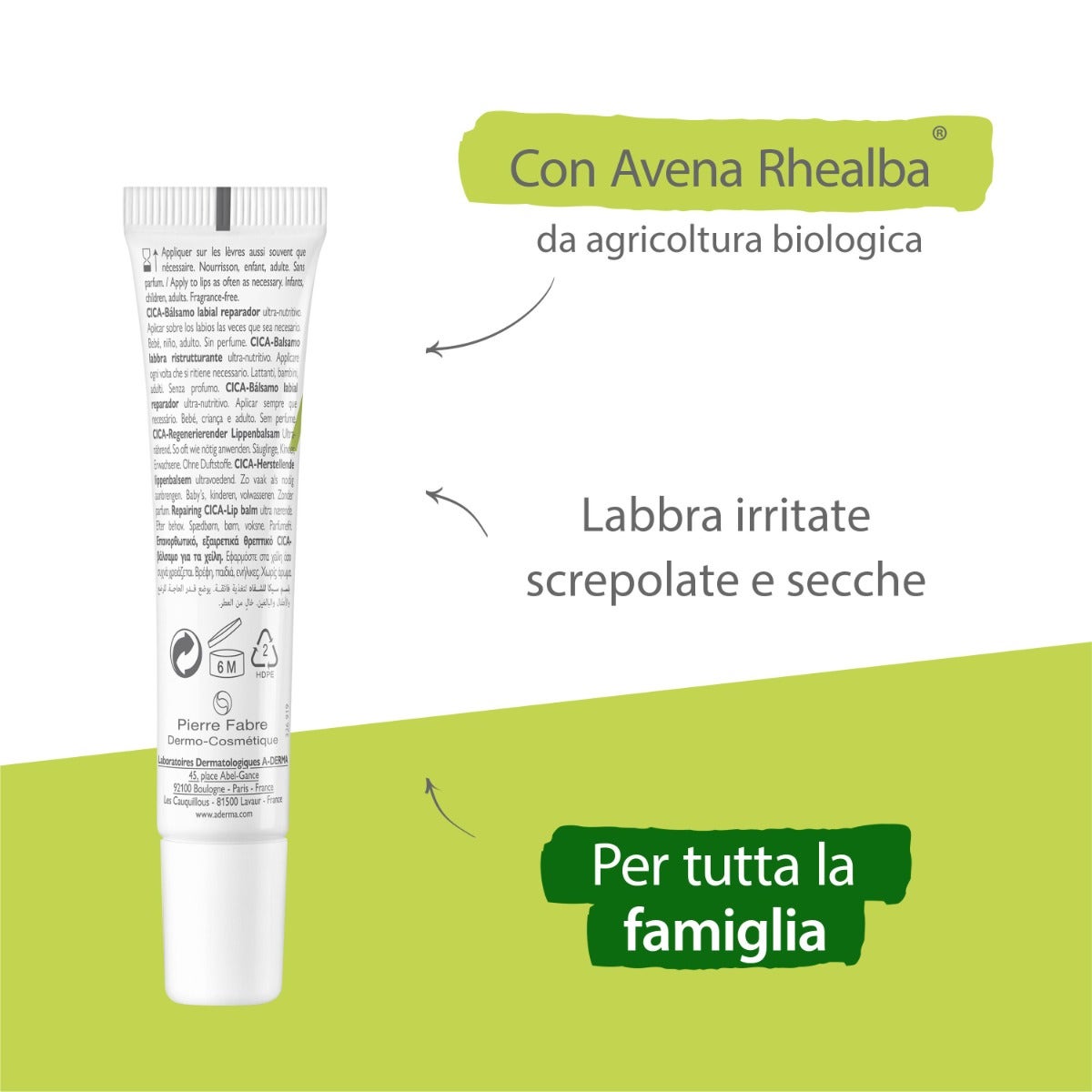 A-Derma Dermalibour+Cica Balsamo Labbra 15ml-7
