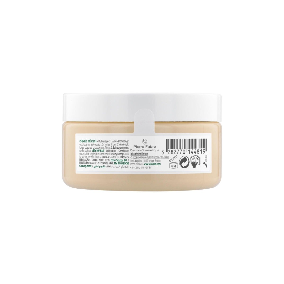 Klorane Maschera Al Burro Di Cupuacu Bio Riparatrice 150ml-4