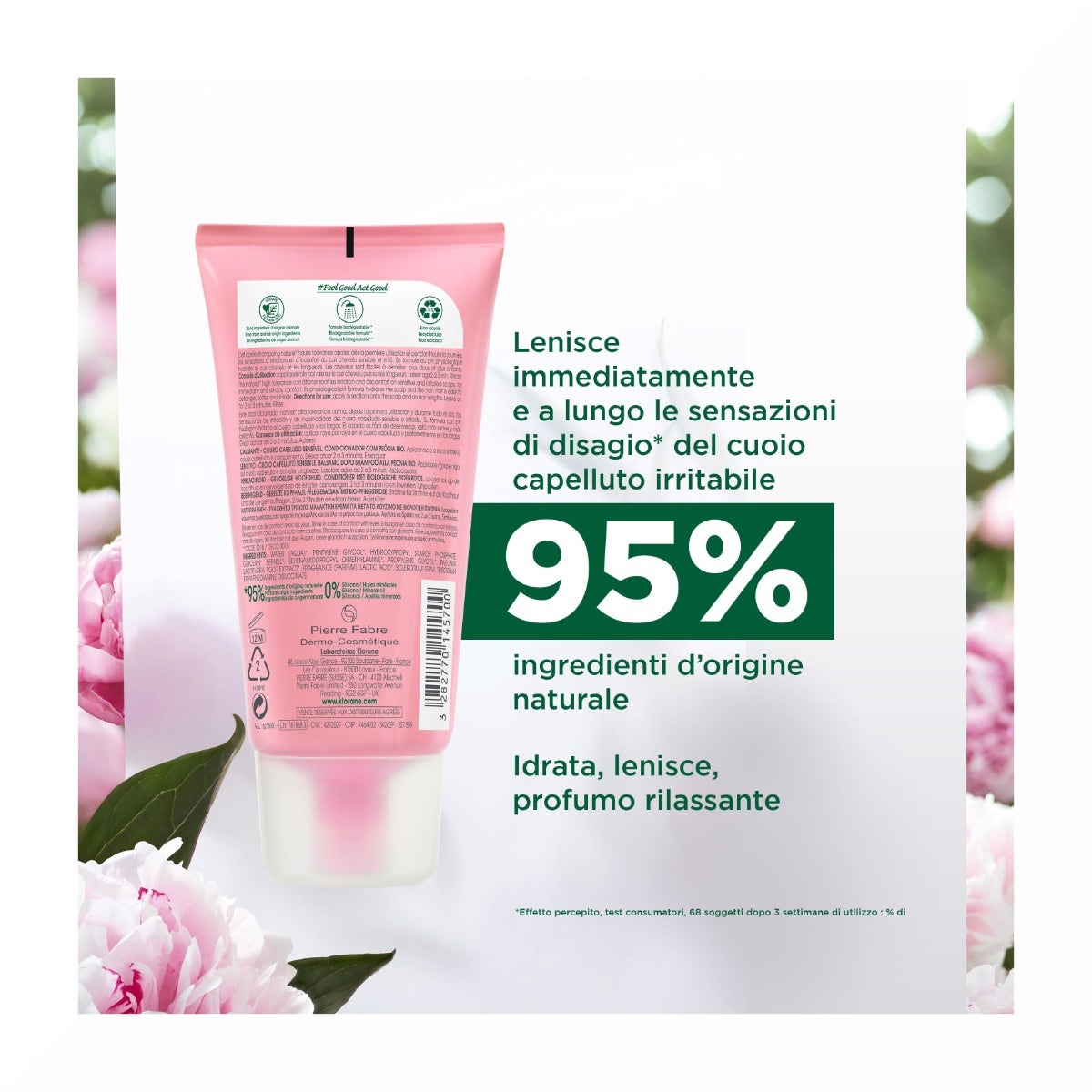 Klorane Dopo Shampoo Alla Peonia 150ml-5