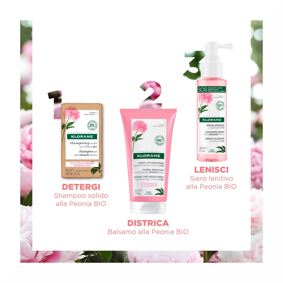 Klorane Dopo Shampoo Alla Peonia 150ml-6