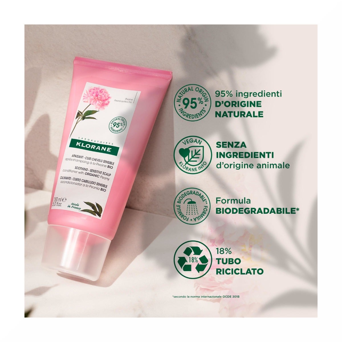 Klorane Dopo Shampoo Alla Peonia 150ml-4