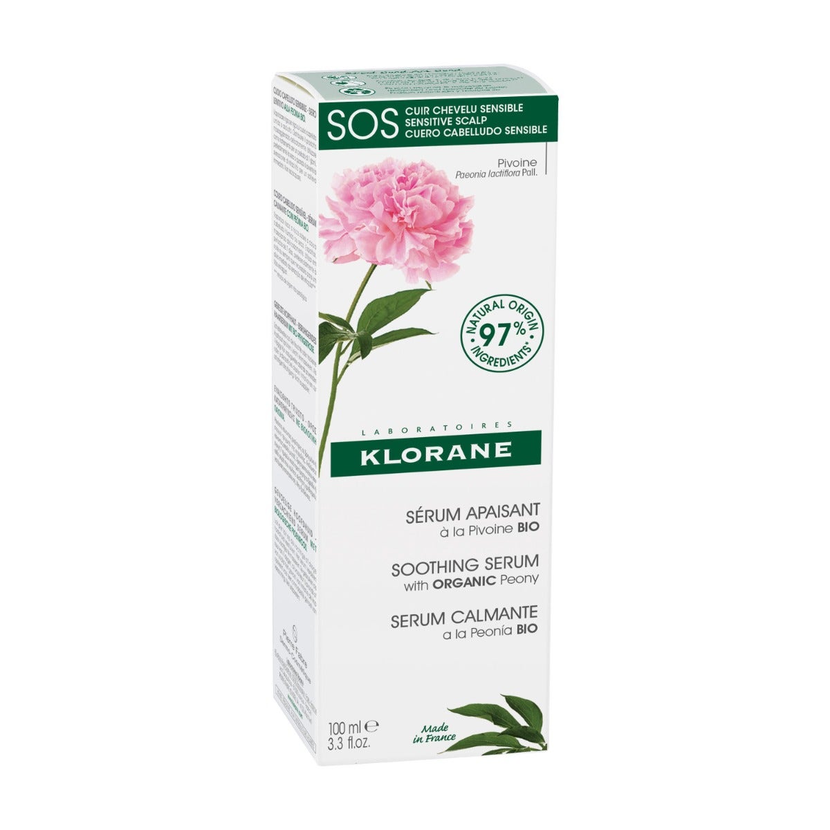 Klorane Siero Lenitivo alla Peonia Bio 100ml-5
