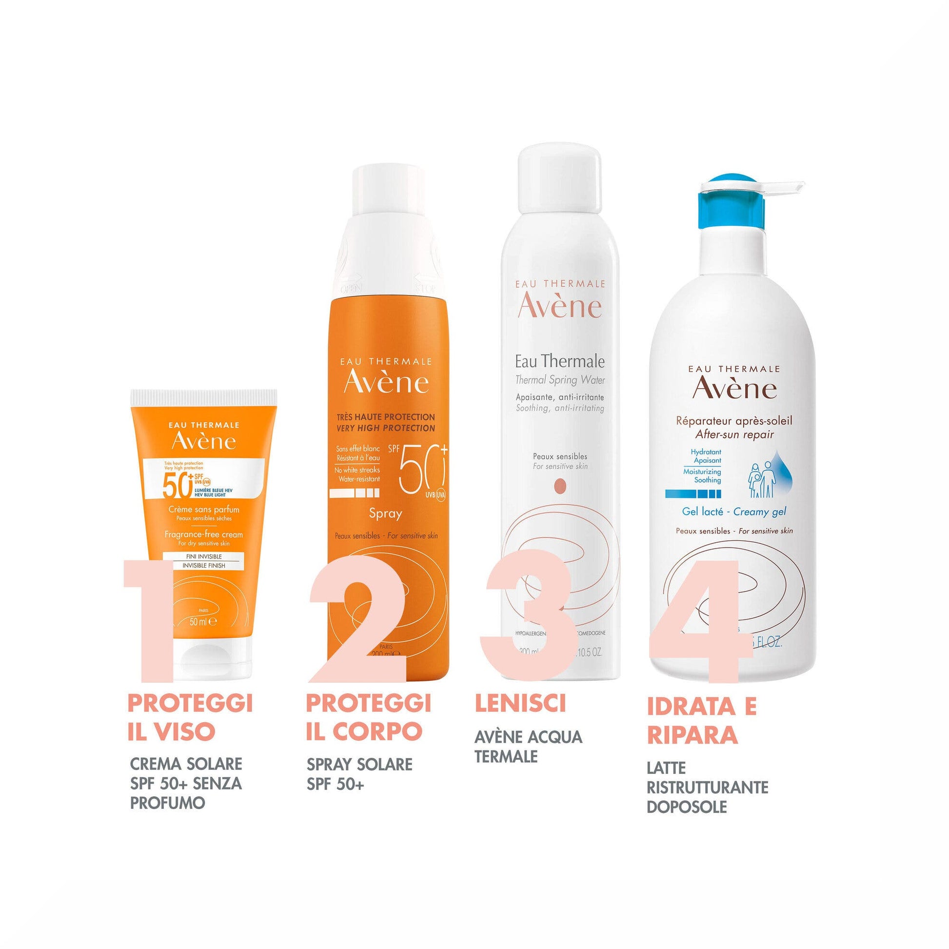 Avène Crema Senza Profumo SPF 50+ Solare Viso 50ml-9