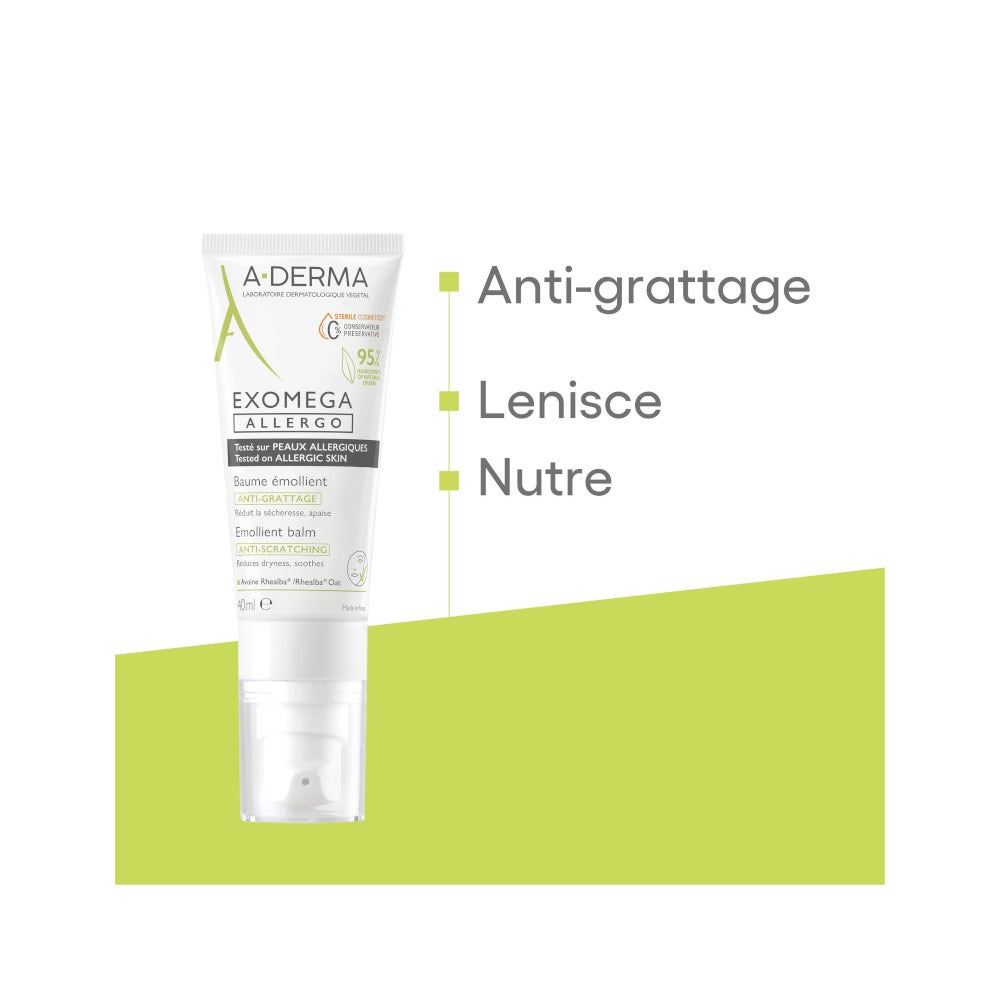 A-Derma Exomega Allergo Balsamo Emolliente 40ml-3