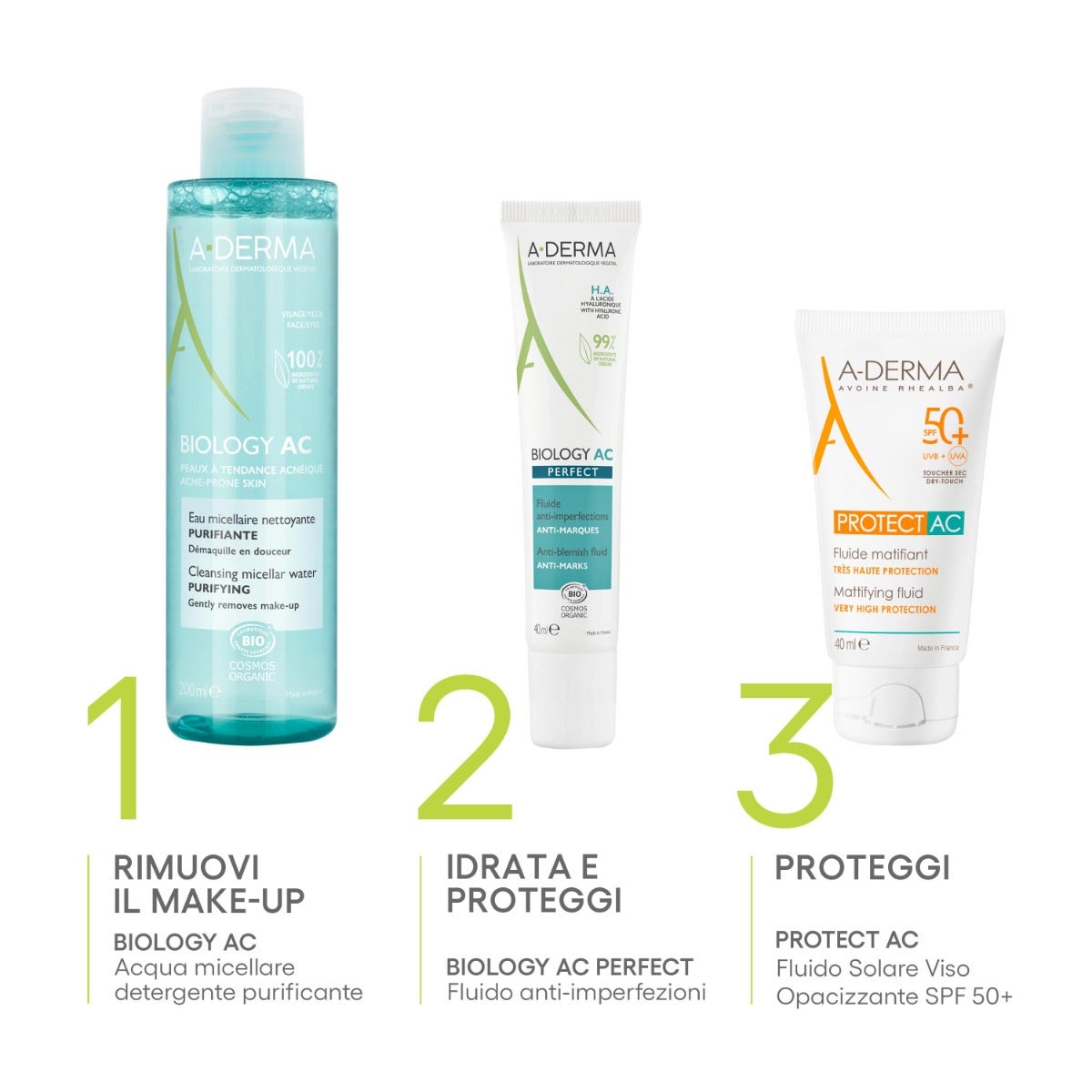 A-Derma Biology Ac Acqua Micellare Detergente Purificante Anti-imperfezioni 400ml-9