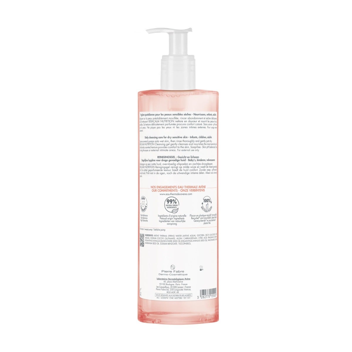 Eau Thermale Avène Xeracalm Nutrition Gel Detergente 750 ml-4