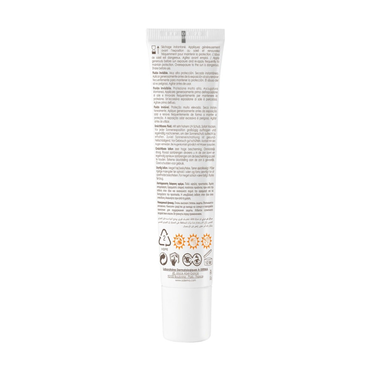 A-Derma Protect Fluido Invisibile Spf50+ 40ml-3