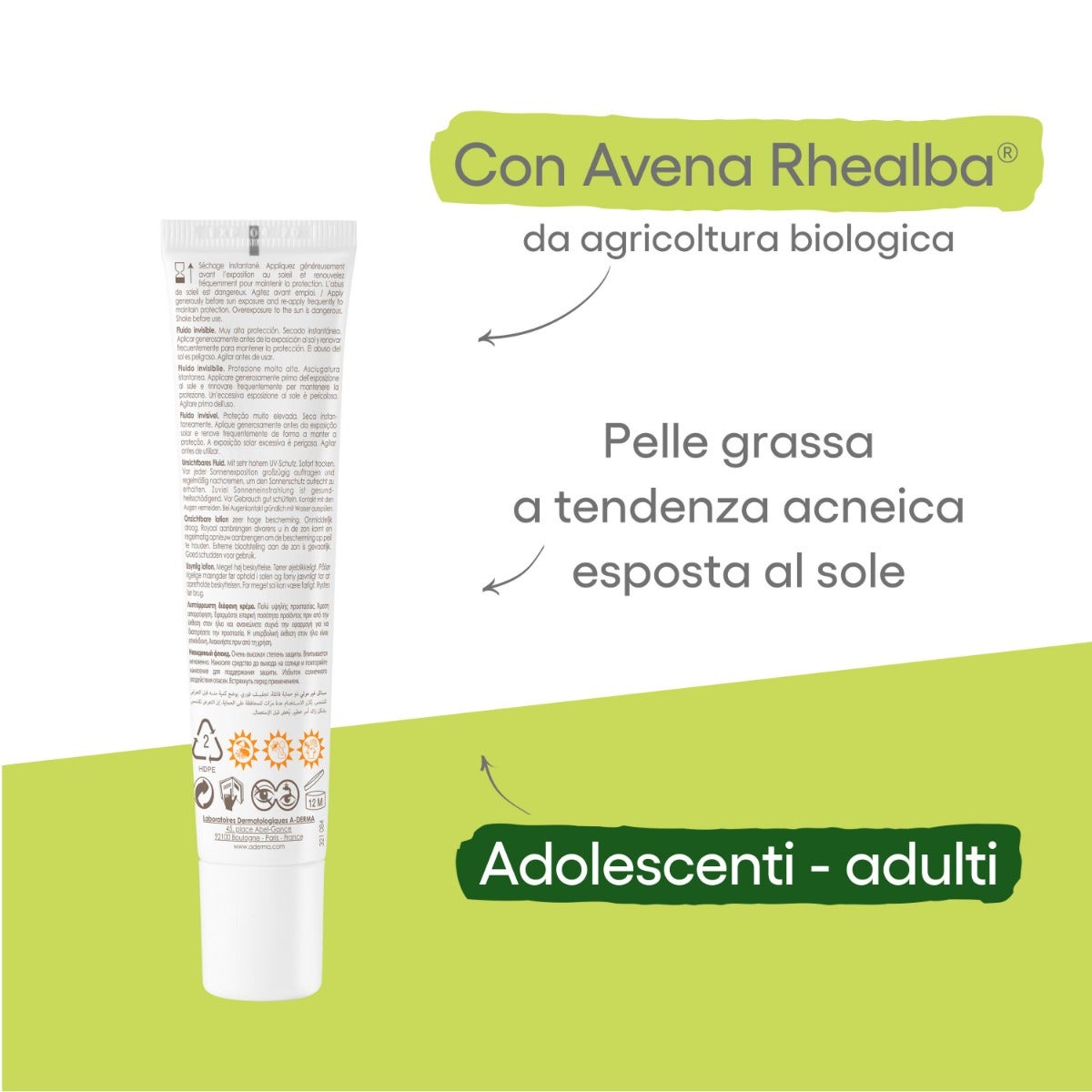 A-Derma Protect Fluido Invisibile Spf50+ 40ml-6