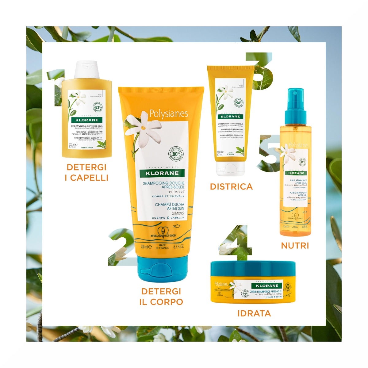 Klorane Olio Ristrutturante Doposole Viso E Corpo 150ml-4