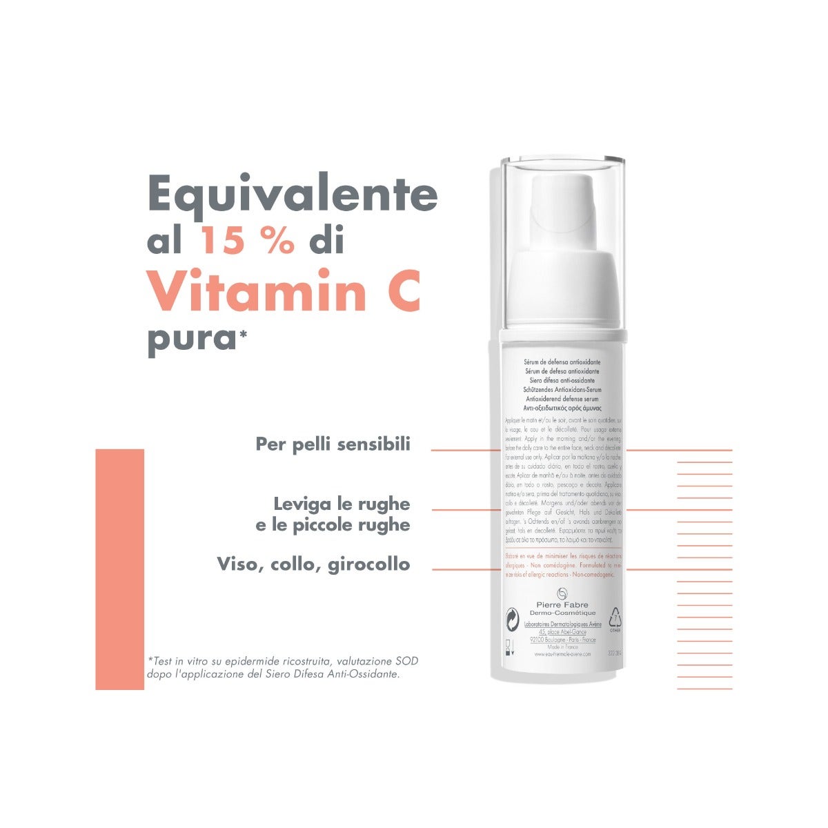 Eau Thermale Avène A-Oxitive Siero Difesa Anti-Ossidante Anti-Età Piccole E Prime Rughe 30ml-7