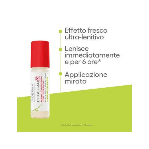 A-derma Cutalgan Roll-on Effetto Fresco Ultra-lenitivo 10 ml-3
