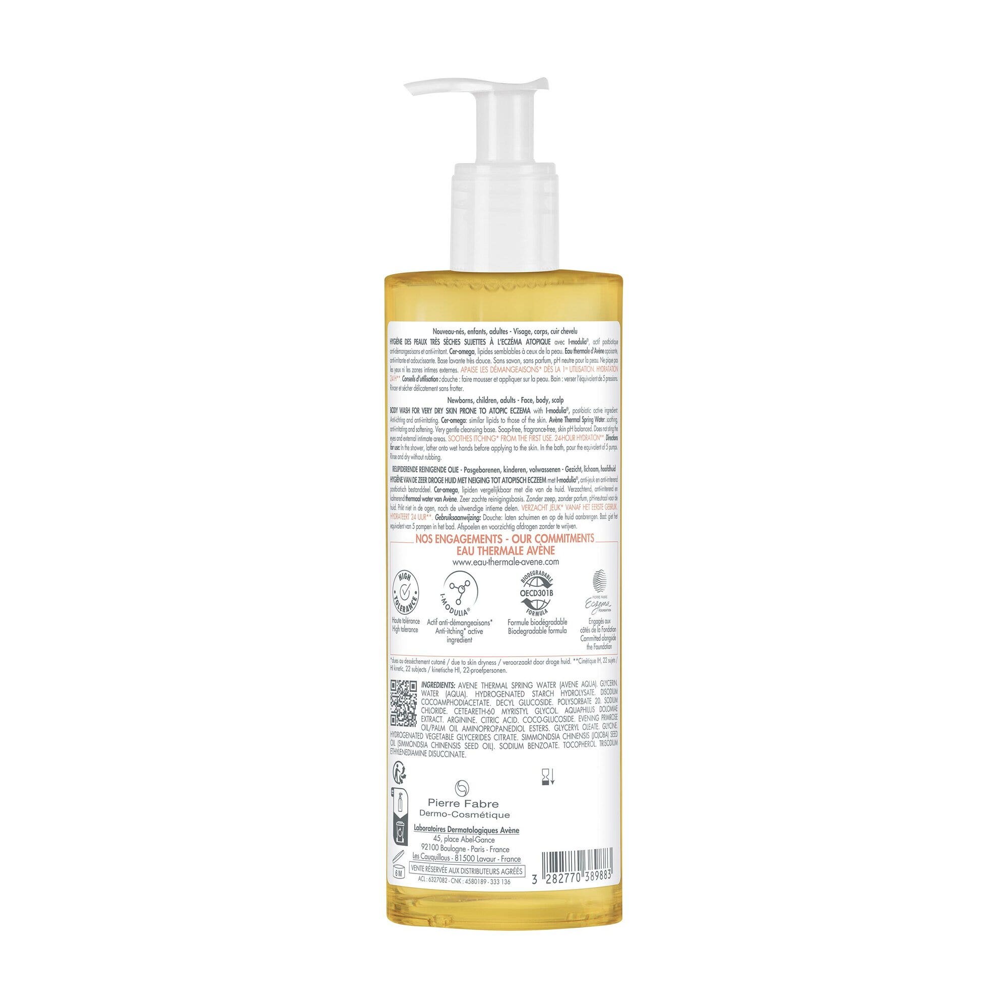 Eau Thermale Avène Xeracalm AD Olio Detergente Liporestitutivo 400ml-3