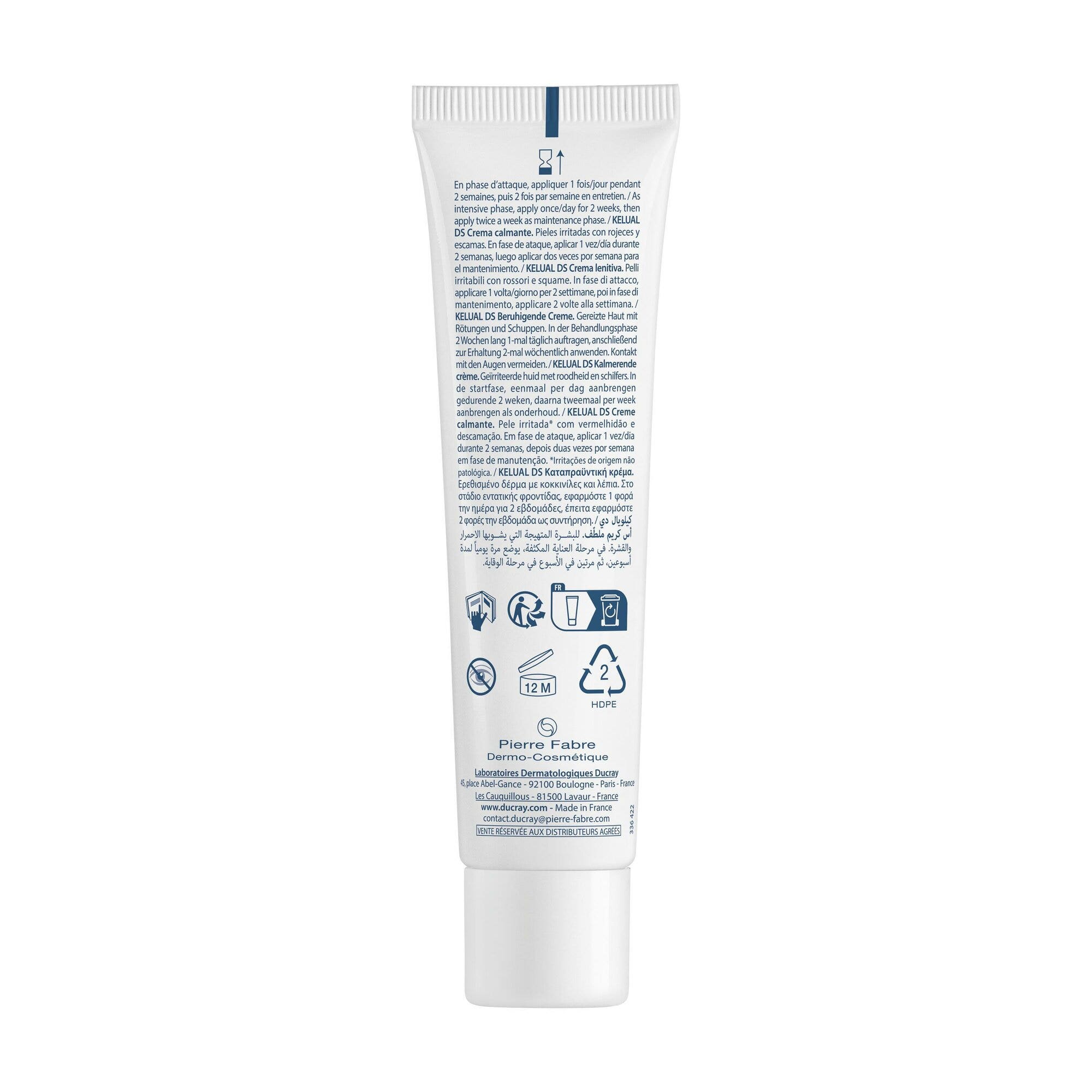 Ducray Kelual Ds Crema Lenitiva Viso Anti-squame 40ml-2