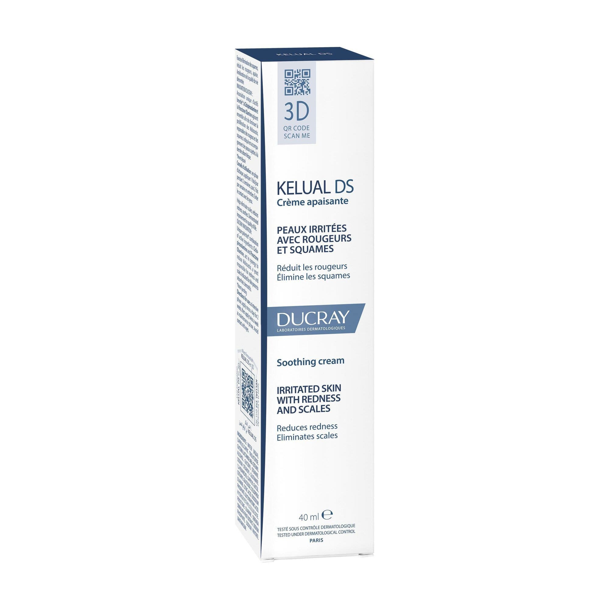 Ducray Kelual Ds Crema Lenitiva Viso Anti-squame 40ml-3