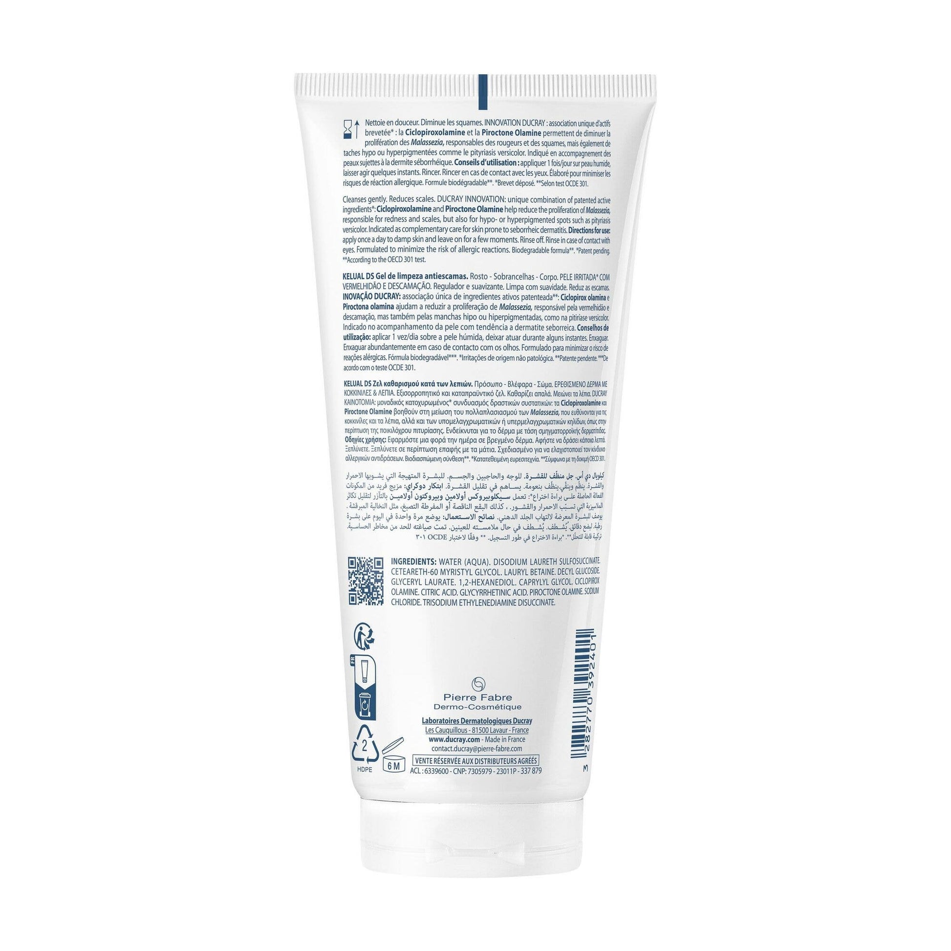 Ducray Kelual Ds Gel Detergente Anti-Squame Viso E Corpo 200ml-2