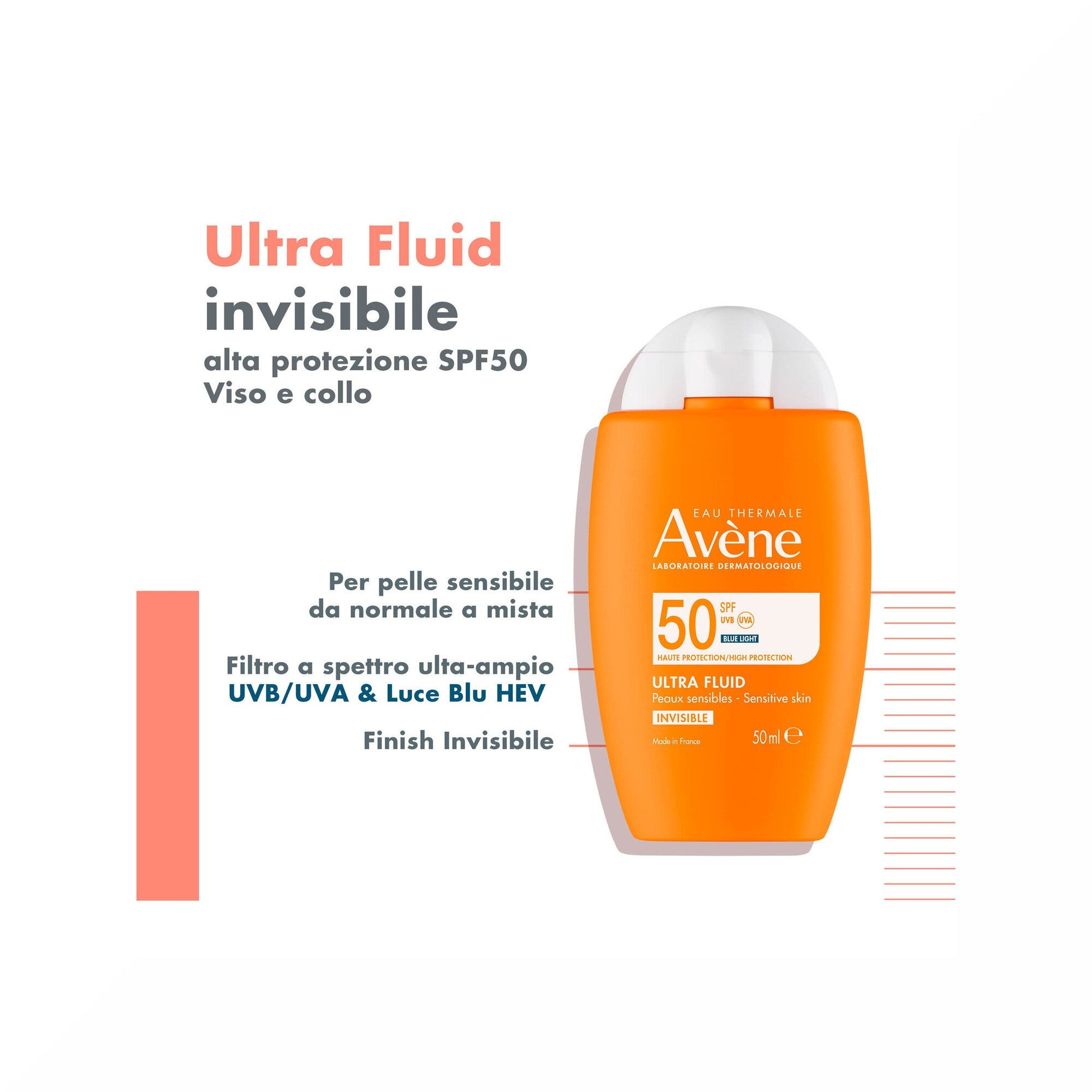 Eau Thermale Avène Solare Ultra-Fluid Invisibile 50ml SPF50-4